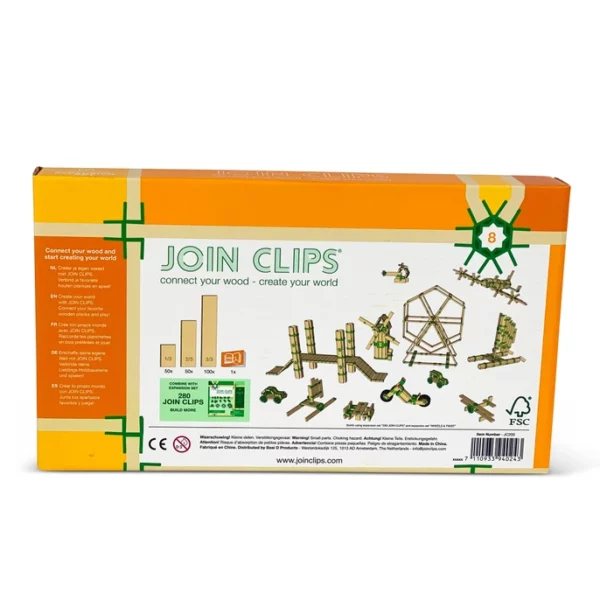 JOIN CLIPS Uitbreidingsset "200 BUILDING PLANKS PRO" – Bouw als een professional!