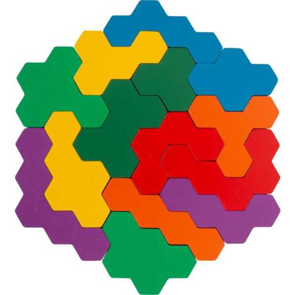 Small Foot Houten Vormenpuzzel Hexagon