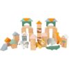 Small Foot Bouwblokkenset met safari speelfiguren