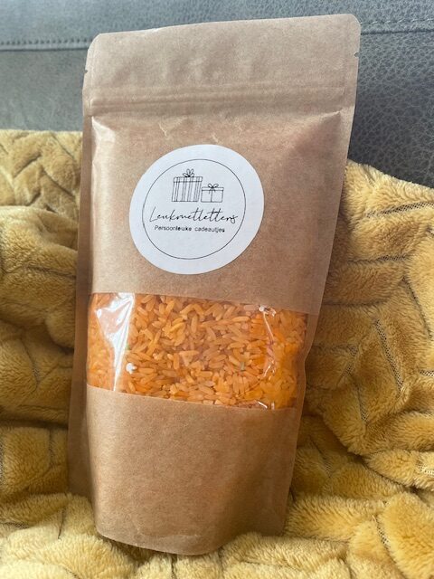 Leuk met letters Speelrijst Lente mix sensorisch speelgoed