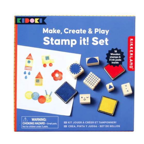 Kikkerland Kidoki Maken, creëren en spelen: Stamp It! Set