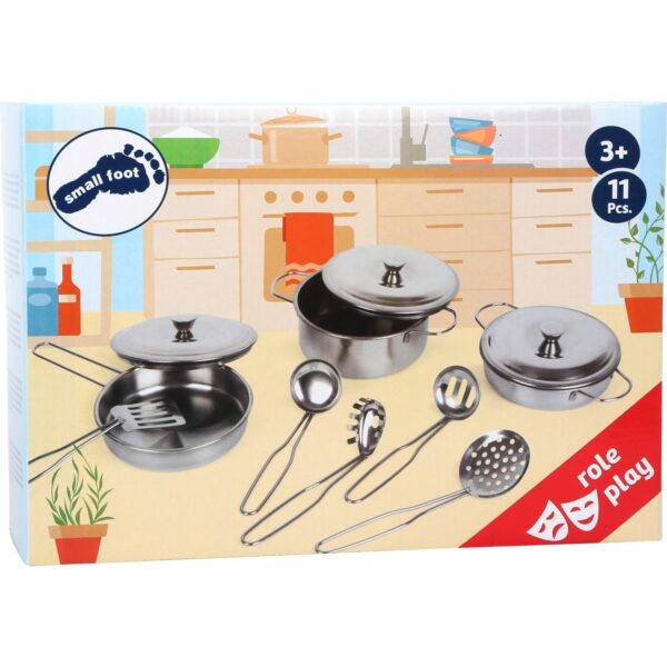 Small Foot Metalen pannenset 11 dlg