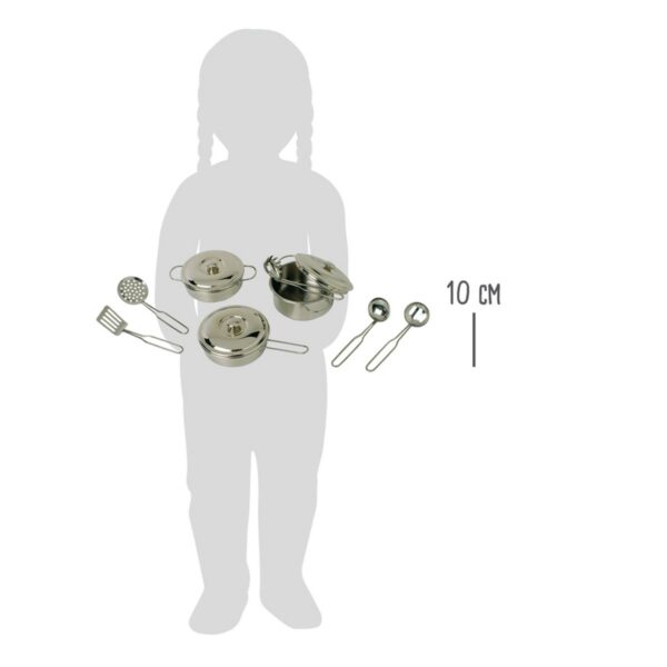Small Foot Metalen pannenset 11 dlg
