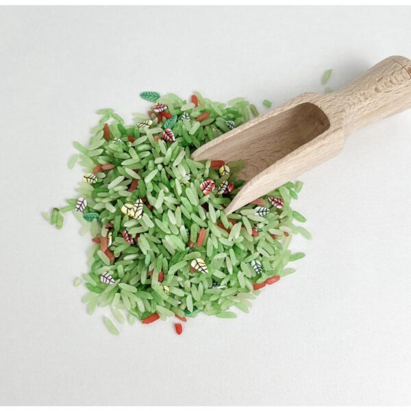 Leuk met letters Speelrijst Jungle (450 gram) sensorisch speelgoed