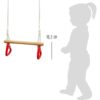 Small Foot trapeze met gymnastiekringen