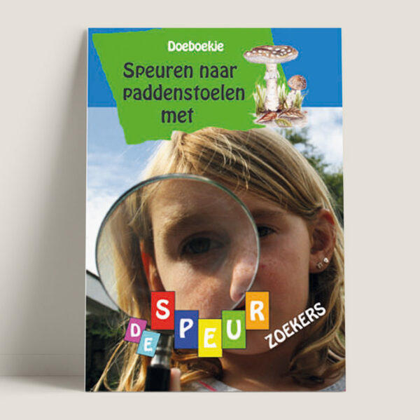 Tringa paintings Doeboekje speuren naar paddenstoelen