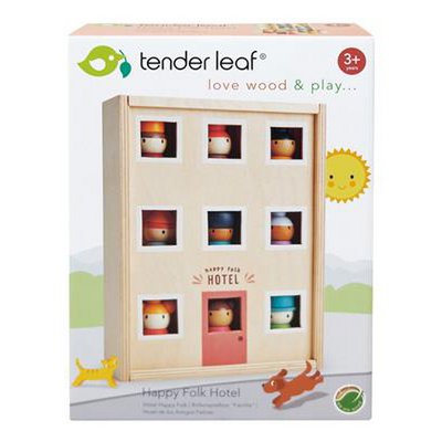 Tender Leaf Toys Happy Folk Hotel Hout