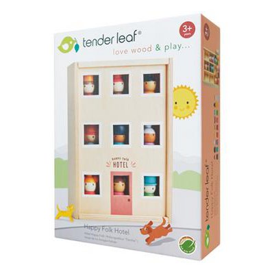 Tender Leaf Toys Happy Folk Hotel Hout