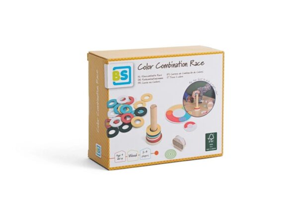 BS Toys Kleurcombinatie Race Spel - Strategisch Actiespel