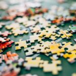 Puzzelhoek Boppi Ronde legpuzzel Dino's in opbergdoos 150 stukjes