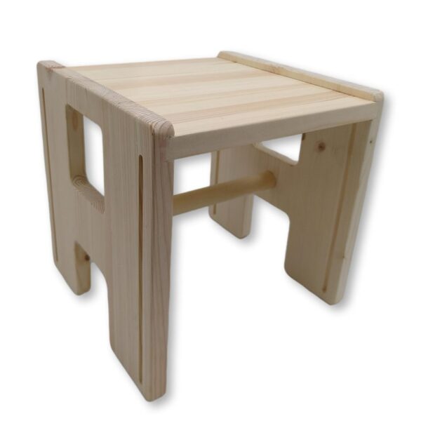 Speelbelovend (GOUDvanHOUT) Houten speelkruk Mathilde