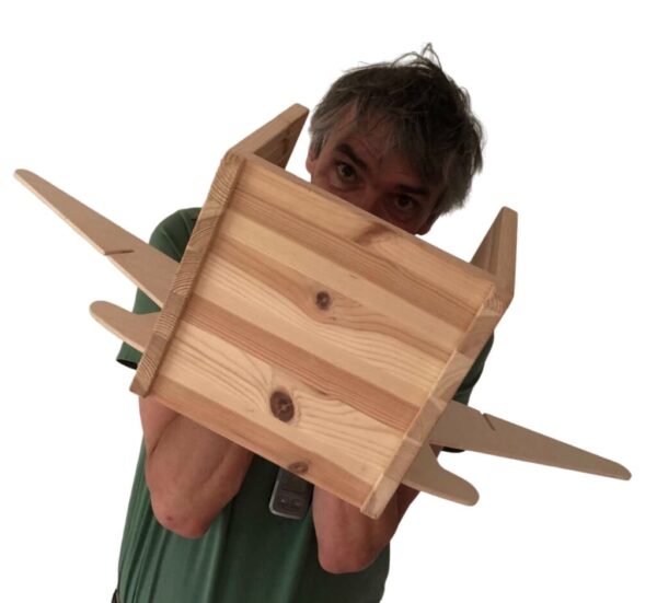 Speelbelovend (GOUDvanHOUT) Houten speelkruk Mathilde