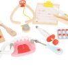 Tandartskoffer Small Foot - Houten Dokter en Tandarts 2 in1 Set in Koffer.