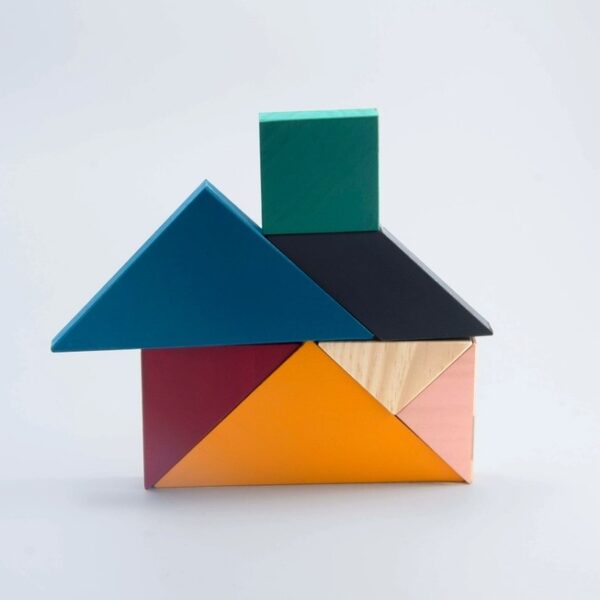Me & mine Houten Tangram Earth