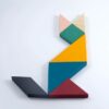 Me & mine Houten Tangram Earth