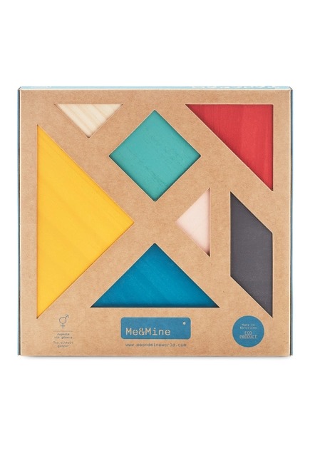 Me & mine Houten Tangram Earth