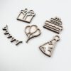 Leuk met letters Kleine vultrays Feest sensorisch houten speelgoed