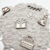 Leuk met letters Kleine vultrays Feest sensorisch houten speelgoed
