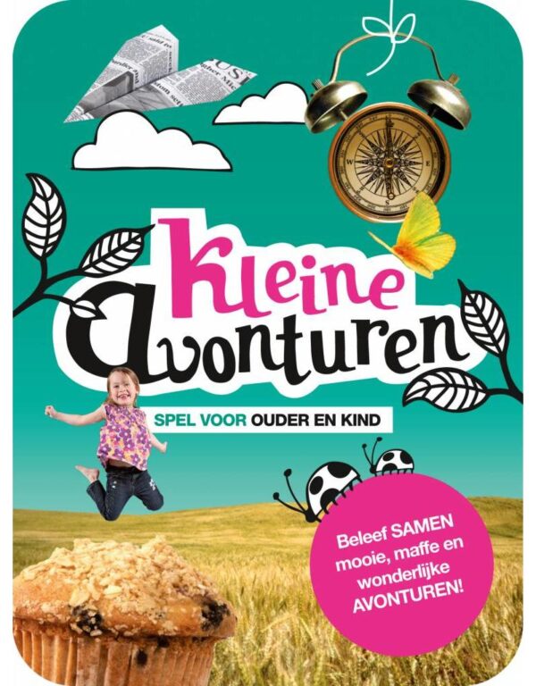 het-kleine-avontuur-kleine-avonturen-spel-voor-oud Blikje vol met speelkaarten voor een een inspirerende middag voor ouder en kind verkrijgbaar bij het Speellab