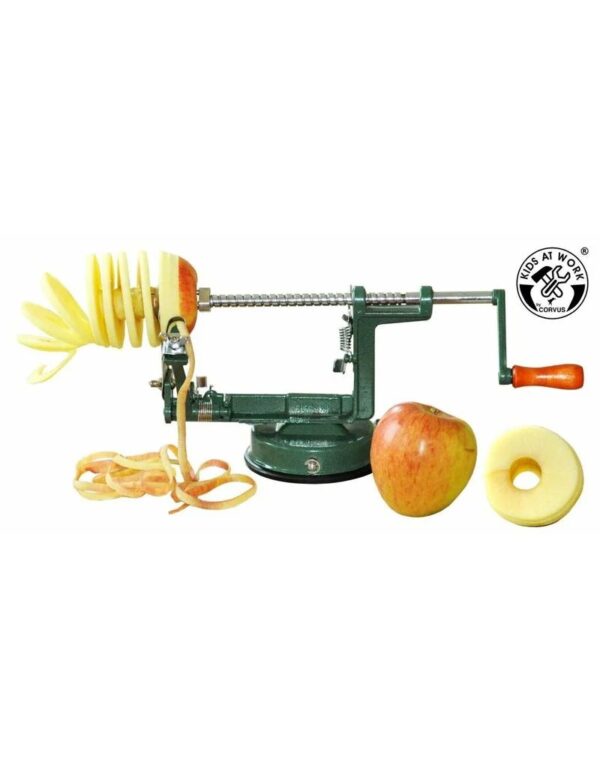 Kids at work Appelschilmachine