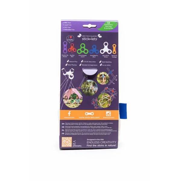 Stick-lets Dodeka Fort Kit 12  - stevige rubber elastieken om hutten mee te bouwen