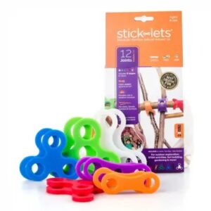 Stick-lets Dodeka Fort Kit 12  - stevige rubber elastieken om hutten mee te bouwen