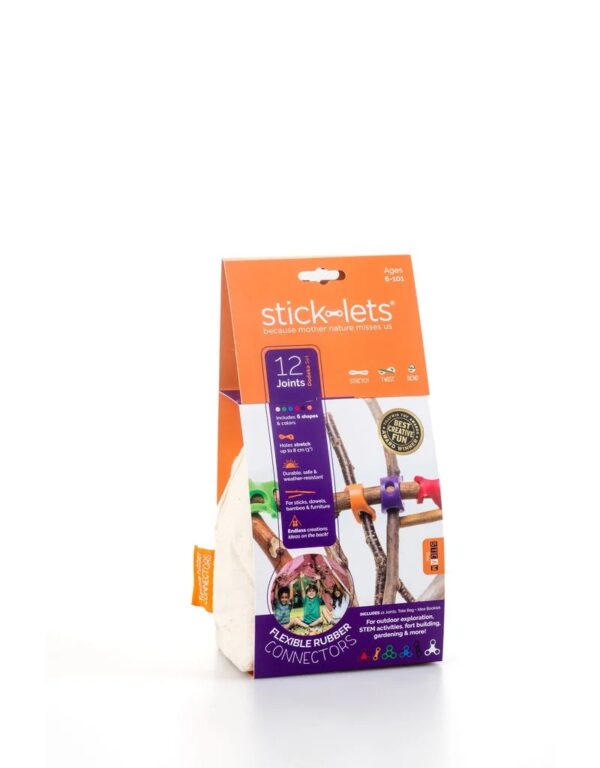Stick-lets Dodeka Fort Kit 12  - stevige rubber elastieken om hutten mee te bouwen