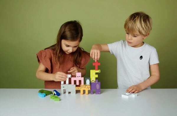 Super Blocco Stoere 3D dieren puzzel van hout