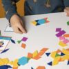 SuperBlocco Stoere Dieren Patronenpuzzel Hout  Vormenpuzzel Tangram