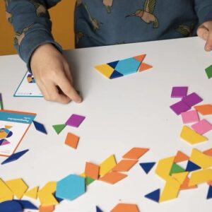 SuperBlocco Stoere Dieren Patronenpuzzel Hout  Vormenpuzzel Tangram