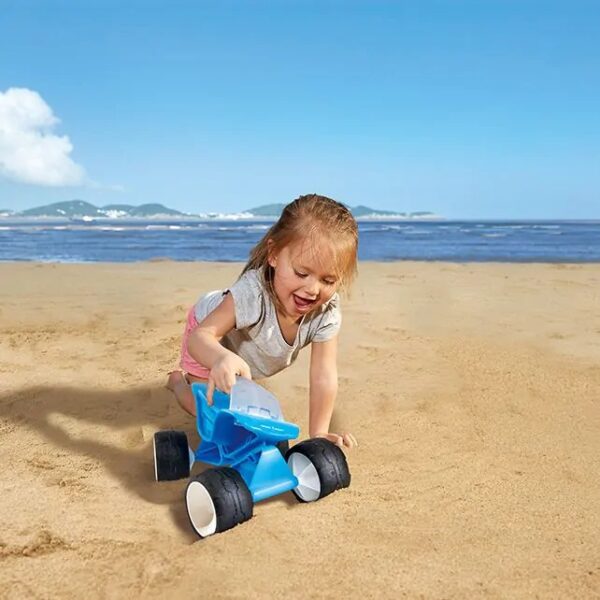 Hape Duinbuggy Zandauto – Blauw| Stoer Buitenspeelgoed voor in het Zand