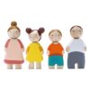 Tender Leaf Toys Poppenfamilie Sunny  Hout 4-delig
