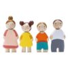 Tender Leaf Toys Poppenfamilie Sunny  Hout 4-delig