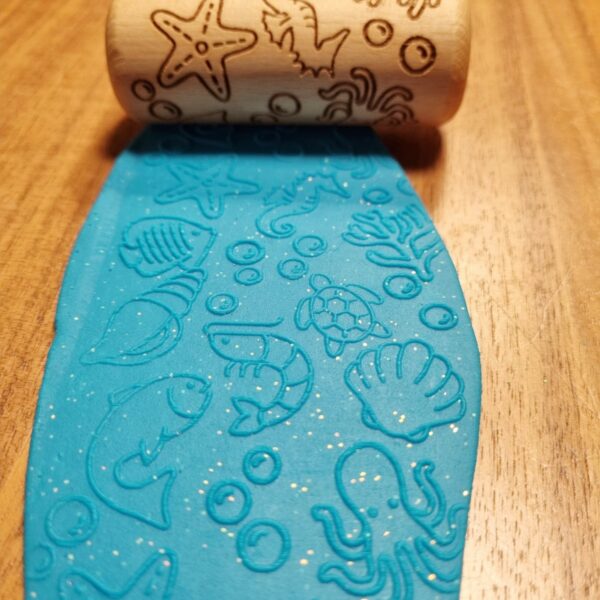 KIDDI Houten roller Zeedieren