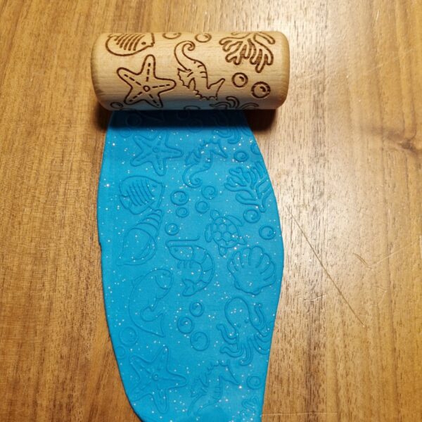 KIDDI Houten roller Zeedieren