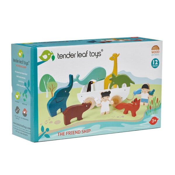 Tender Leaf ToysHouten speelgoed - de vriendschapsboot
