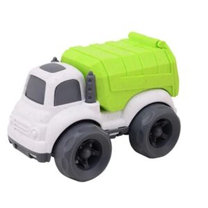 Bouwvoortuigen1 Joueco Bioplastic bouwauto wit