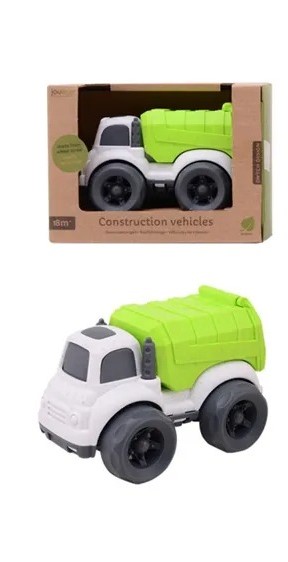 Joueco Bioplastic bouwauto wit