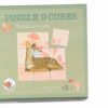Egmont Toys Kubuspuzzel blokpuzzel 9 stuks bosdieren