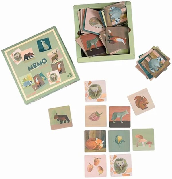 Egmont Toys – Memo Bosdieren Educatief Memoryspel voor Kinderen
