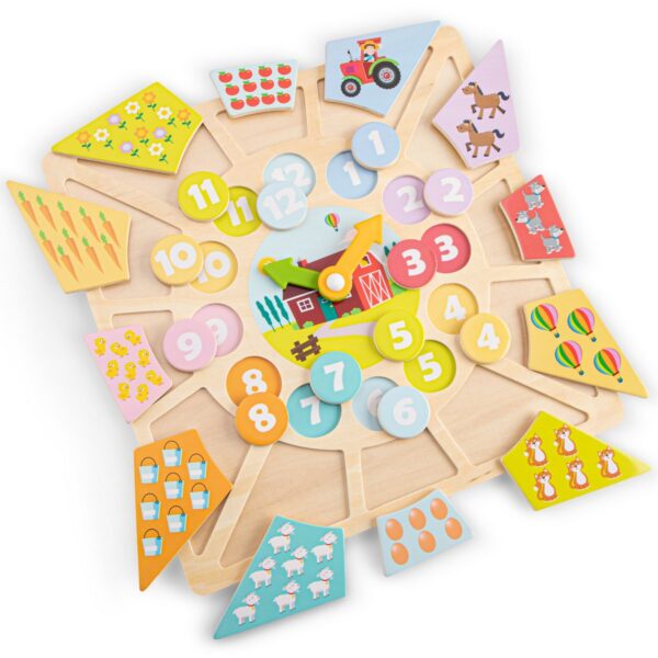 New Classic Toys Multi Klokpuzzel