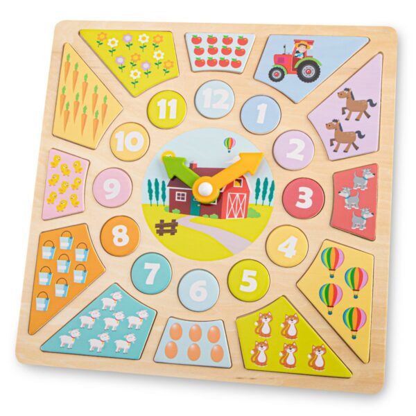 New Classic Toys Multi Klokpuzzel