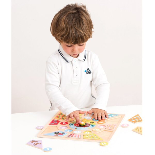 New Classic Toys Multi Klokpuzzel