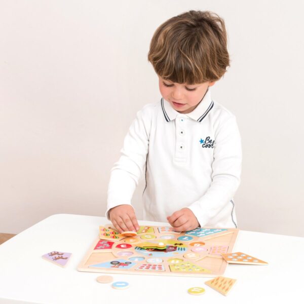 New Classic Toys Multi Klokpuzzel