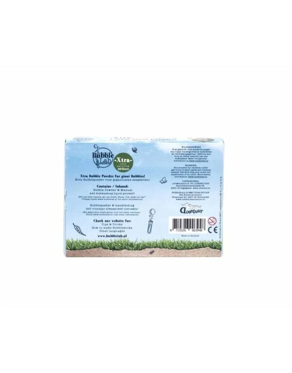BubbleLab Xtra 10 liter bellenblaas sop navulverpakking