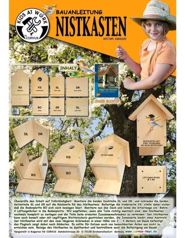 Kids at work Nestkastje bouwpakket