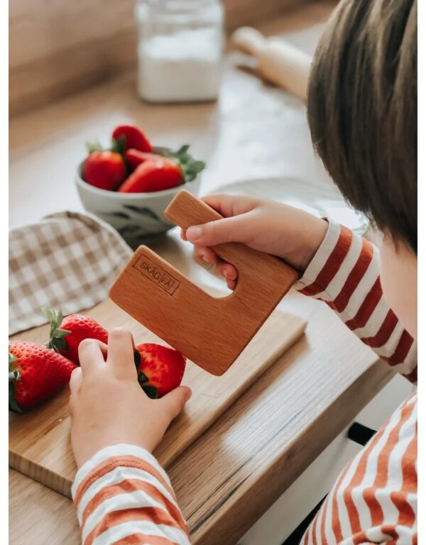 SKÅGFÄ Trakniv houten montessori mes