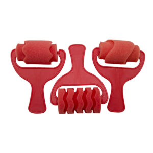 Eduplay Patroonrollers - rood(3 stuks) verschillende patronen