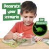 Science4you Glow in the Dark Dino Terrarium - Bouw je Eigen Mini-Ecosysteem – STEAM - Experimenteerset