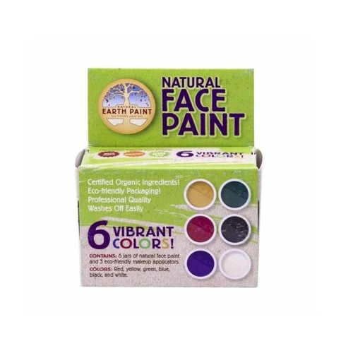 Facepaint1 (1) Natural Earth Paint Natural Face Paint Kit - Natuurlijke schmink in 6 kleuren